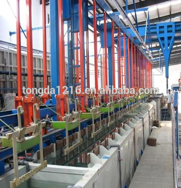 Electroplating Machine Automatic Vertical Lift Rack Plating Line for Copper Nickel Chrome Zinc Tin